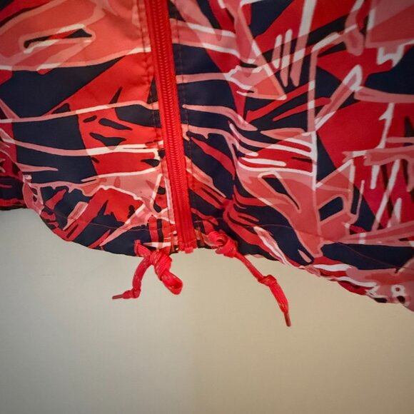 Columbia Geometric Camouflage Windbreaker Hooded Jacket XXL - Picture 6 of 10